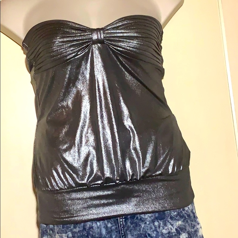 FOREVER 21 Silver Tube Top